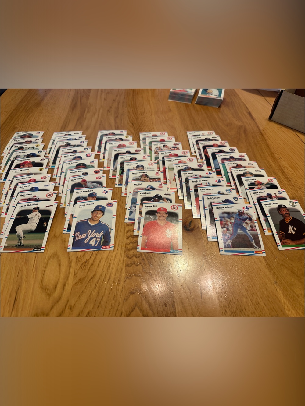 1988 Fleer Baseball Player Card